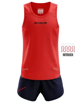 Set aus Tanktop und Shorts - Rouge - unisex - Size: M - Givova - FashionsVida