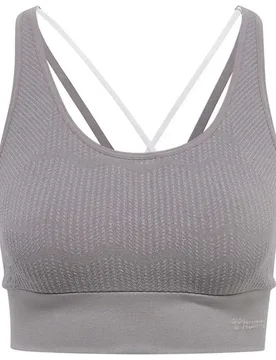 Top De Sport Flow Seamless Minimal Gray XS - Hummel - FashionsVida