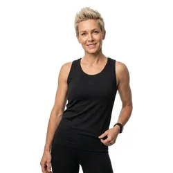Twink Microperforated Sleeveless T-shirt Black L Women