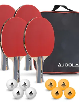 Set de tenis de mesa con 4 palas, 8 pelotas y funda TEAM SCHOOL - Joola - FashionsVida