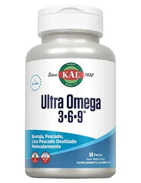 Capsules Ultra Omega 3-6-9 Essential Fatty Acid 50 Unités