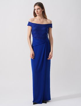 Vestido de noche azul 38