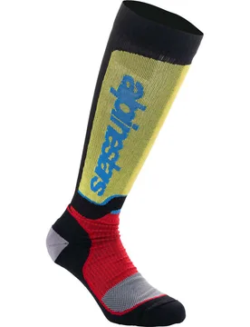 Calze Moto Cross Enduro MX PLUS Nero Rosso Blu taglia S - Alpinestars - FashionsVida