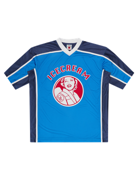 Waitress Football Top - Blue