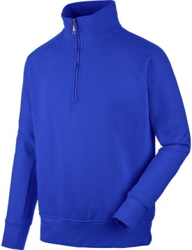 Sweat de travail ¼ de zip Job + bleu royal Bleu royal