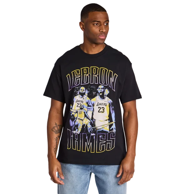 NBA Men T-Shirts - Black - Size M - Cotton Jersey - Black - Size: Medium - Nike - FashionsVida