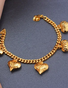 Gold Color men's bracelet Girls Wedding Bracelet Bangles African Bridal Jewelery Bijoux Femme wedding Bangles jewelry - Aliexpress - FashionsVida