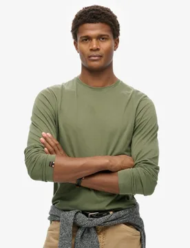 Superdry Herren Klassisches Essential Oberteil Grün - Größe: S - 34.99 - FashionsVida