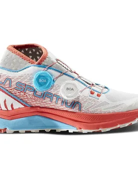Jackal Ii Boa Trail Running Shoes White / Hibiscus UK 5.5 Women - La Sportiva - FashionsVida