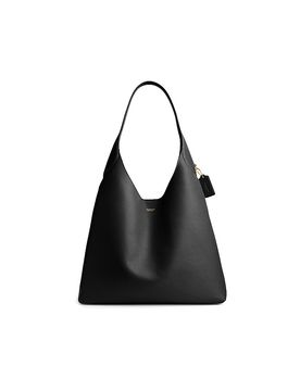 Bolso de cuero - Bolso Hobo BROOKLYN 39 negro
