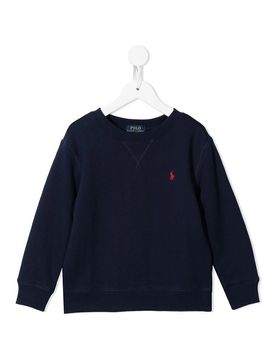 Felpa Polo Pony Con Ricamo