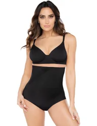 Extra Firm Control High-Rise Shaping Stretch Knickers Black female