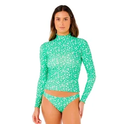 Rash Guard Manches Longues Surf Side Upf Light Green S