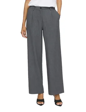 Pantaloni Kari Wide Leg Dark Grey Melange 42