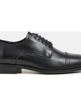 Zapatos de cordones Jason de hombre en piel con puntera recta - Hackett - FashionsVida
