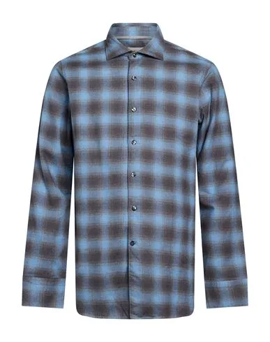 Hemd Herren Blau 40 Herren - TINTORIA MATTEI 954 - FashionsVida