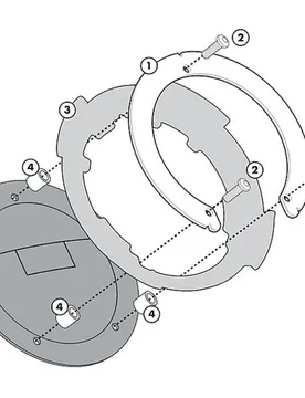 Kit Attacco Per Borsa BF05 Per Tanklock taglia unica - GIVI - FashionsVida