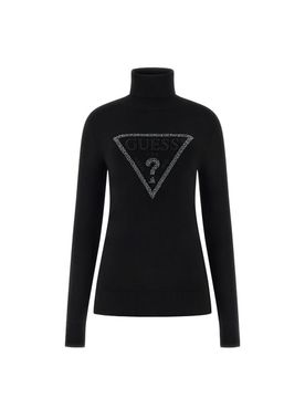 Guess Pull col roulé brodé