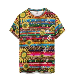 Men's Retro Cute Cool Appearance 3D Printed Short-Sleeve T-Shirt - 3D Clothing, Loose Fit