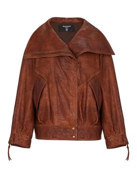 Balmain Capispalla in pelle