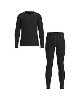 Löffler Set intimo per bambini TRANSTEX® WARM nero 116 - LÖFFLER - FashionsVida