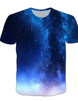 Summer Beautiful Starry Sky Men t-shirt New Interesting Cosmic Nebula graphic t shirts 3D Fashion Breathable Print T-shirt Top - Aliexpress - FashionsVida