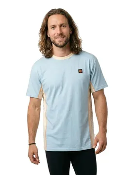 T-shirt à Manches Courtes Strip Racer Black / Apple Green M ,Femme