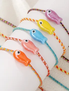NADEEM Summer Holiday Ceramic Fish Bracelet Set for Women Or Men Boho Weave Charm Anklets Lovers' Jewelry Gifts Party Wholesale - Aliexpress - FashionsVida