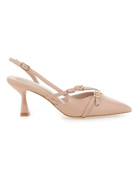 Décolleté Slingback Nude con Cinturini 9532 38