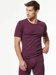 Thermo-Shirt 2er-Pack, , Farbe Lila, 10(4XL, feiner Baumwollmix von innen angeraut Herren