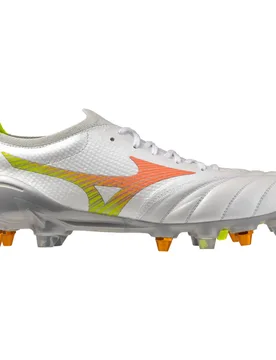 Chaussures De Football Morelia Neo V β Elite Mix White / Lava Orange / Evening Prim EU 45 Homme - Mizuno - FashionsVida