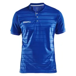 T-shirt à Manches Courtes Pro Control Button Cobolt / White S
