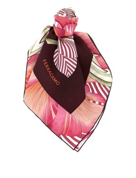 Ferragamo Sciarpa con stampa Brezza