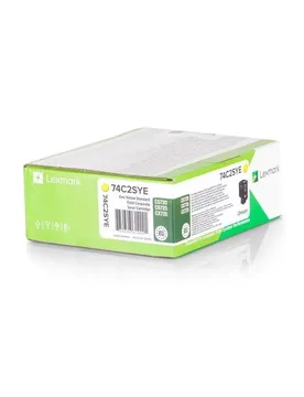 Toner 74c2sye Yellow One Size unisex - Lexmark - FashionsVida