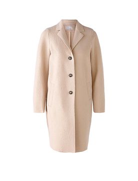 OUÍ Wollmantel creme 46 damen