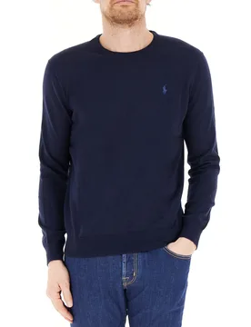 Maglione girocollo POLO BLU NOTTE M - Ralph Lauren - FashionsVida