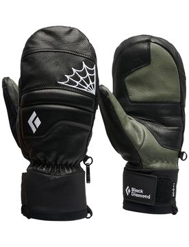 Fäustlinge für Ski aus Leder und Isolierung PrimaLoft® Max Palm Spark Mitts Black Tundra für Herren aus Leder Größe S schwarz
