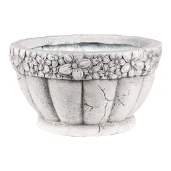 Pflanztopf „Antik“ grau