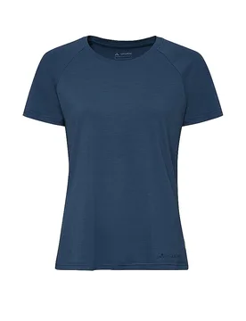Camiseta funcional de lana Essentials para mujer azul oscuro 38 - VAUDE - FashionsVida