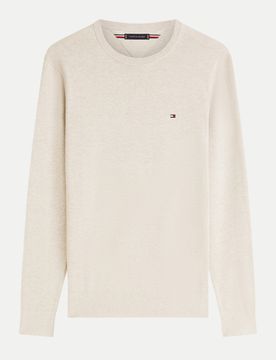 Pullover mit Flag-Stickerei Beige XL