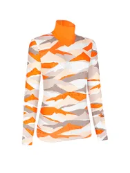 Camiseta funcional de mujer Ivana Tech Arty naranja 44