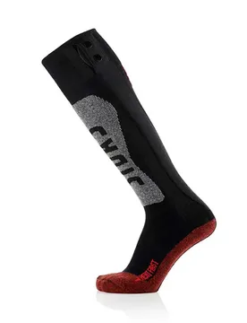 Chaussettes Chauffantes Set Ski Heat First Avec Batteries Neo-s Black / Grey EU 45-47 Homme