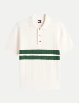 Regular-Fit Poloshirt Weiß L - Tommy Jeans - FashionsVida