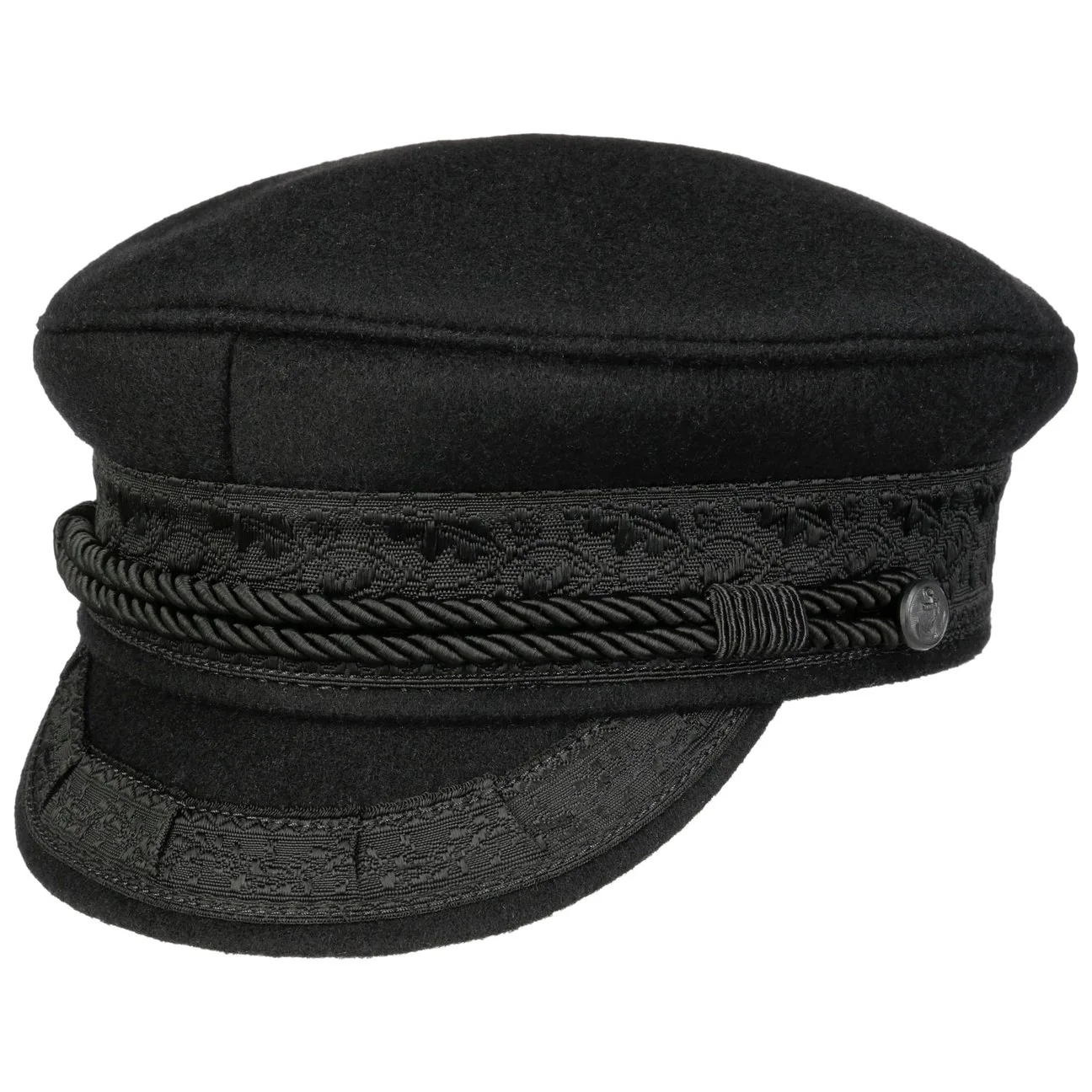 Prince Henry Hat by - black - Female - Size: 53 cm - Hammaburg - FashionsVida