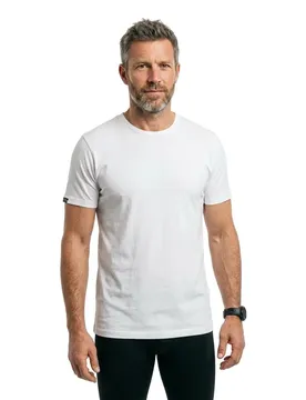 T-shirt à Manches Courtes Classic Essential Optic 2XL
