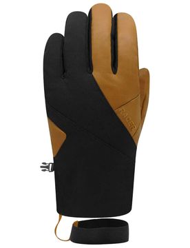 Wasserfeste Skihandschuhe aus Primaloft® Mountaineer 3 Black Camel für Herren aus Softshell Größe L Beige
