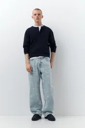 Stwd Embroidered Baggy Jeans (Size: )