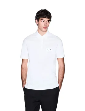 Exchange Polo à Manches Courtes Xm002231_af10366 Off White XS - Giorgio Armani - FashionsVida