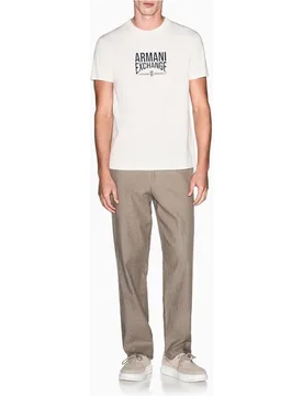Camiseta de hombre manga corta slim fit - Armani Exchange - FashionsVida
