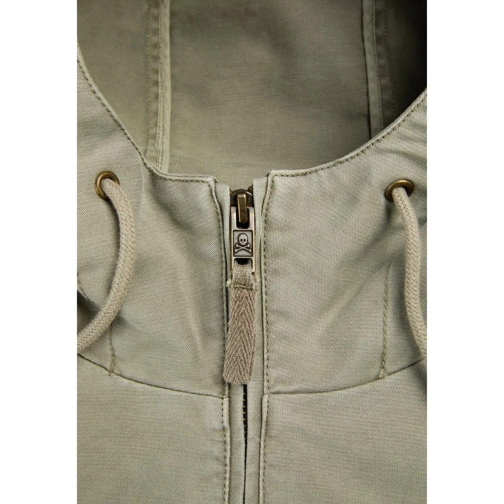 Parka de hombre de algodón con capucha y cierre de cremallera - Scalpers - FashionsVida